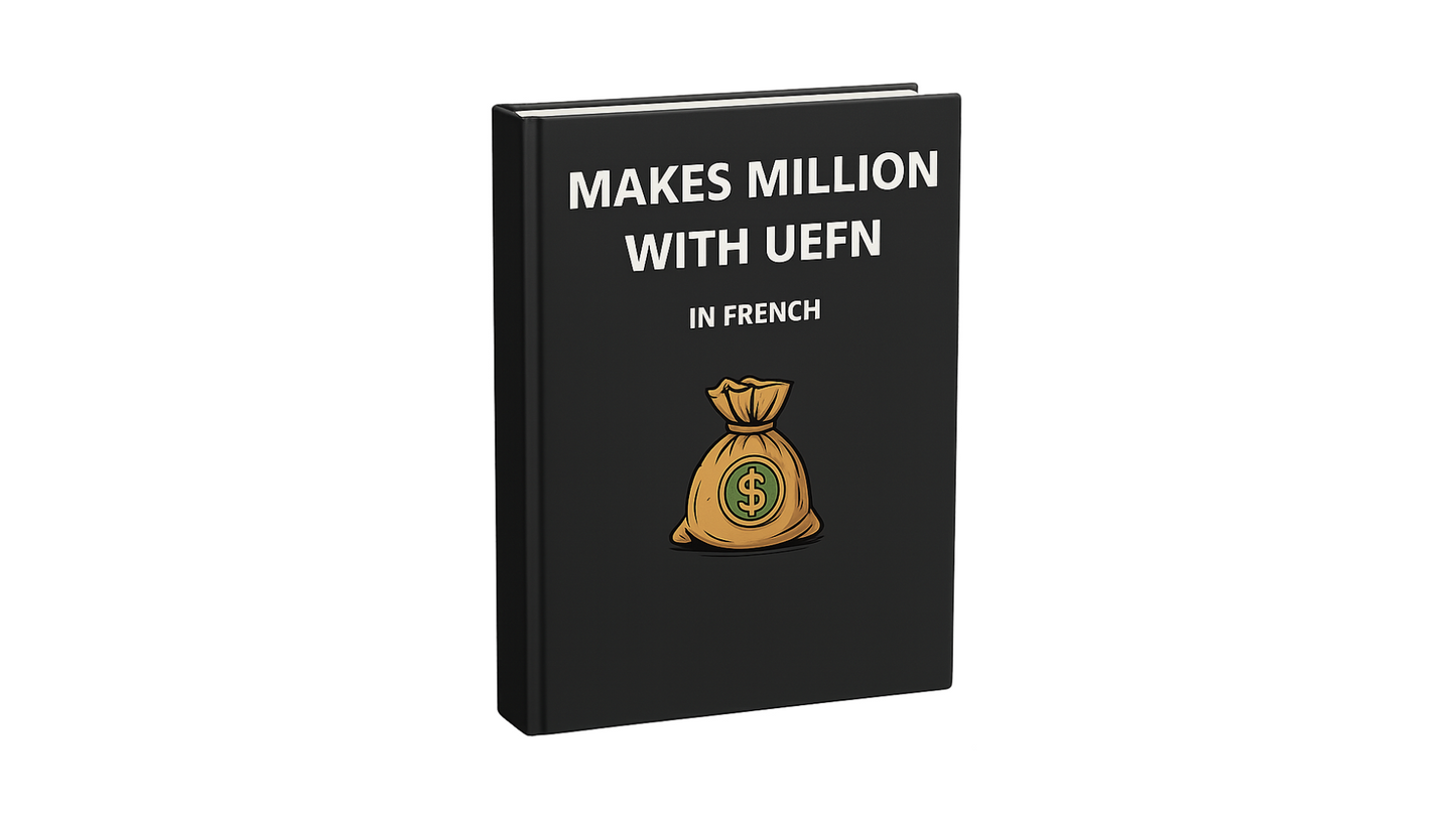 [FRENCH] (E-BOOK) [GUIDE] Faire son PREMIER MILLION avec L'UEFN DE FORTNITE